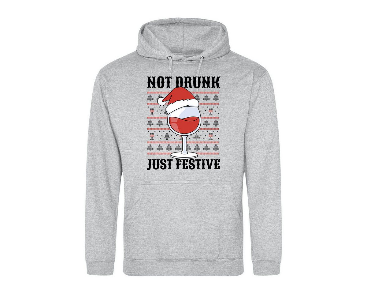 Youth Designz Kapuzenpullover Not Drunk Just Festive Herren Hoodie Pullover mit modischem Frontprint Youth Designz Kapuzenpullover Not Drunk Just Festive Herren Hoodie Pullover mit modischem Frontprint von Youth Designz