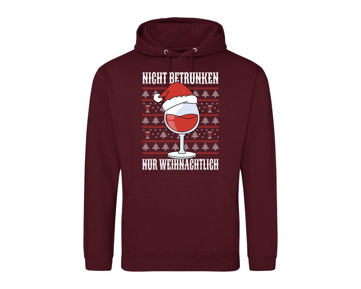 Youth Designz Kapuzenpullover Not Drunk Just Festive Herren Hoodie Pullover mit modischem Frontprint Youth Designz Kapuzenpullover Not Drunk Just Festive Herren Hoodie Pullover mit modischem Frontprint von Youth Designz