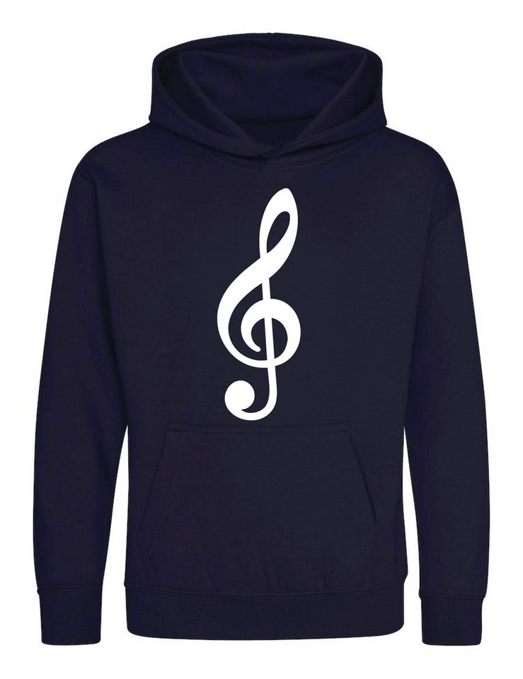 Youth Designz Kapuzenpullover Noten schlüssel Kinder Hoodie Pullover mit modischem Print von Youth Designz