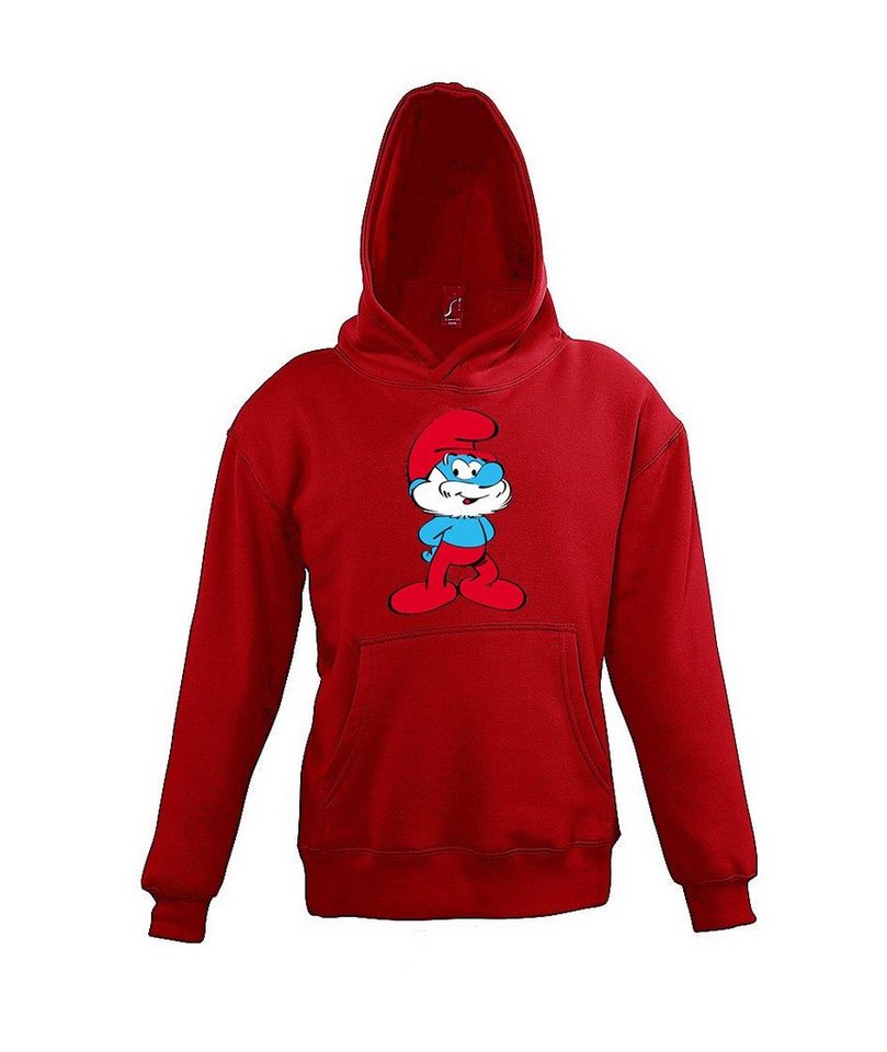 Youth Designz Kapuzenpullover Papa Schlumpf Kinder Hoodie Pullover mit Lustigem Print von Youth Designz