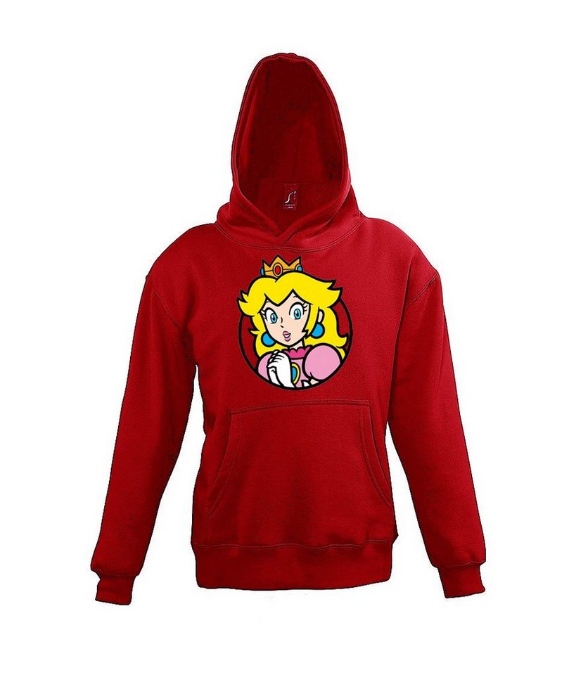 Youth Designz Kapuzenpullover Peach Kinder Hoodie Pullover für Mädchen mit Retro Gaming Motiv von Youth Designz