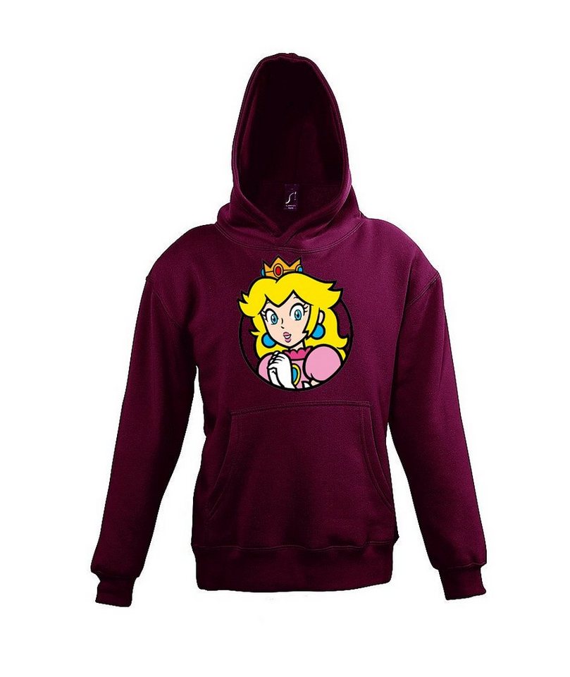 Youth Designz Kapuzenpullover Peach Kinder Hoodie Pullover für Mädchen mit Retro Gaming Motiv von Youth Designz