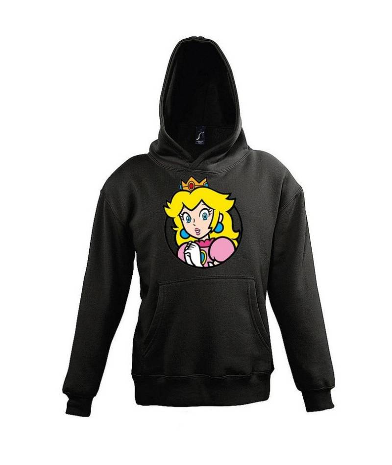 Youth Designz Kapuzenpullover Peach Kinder Hoodie Pullover für Mädchen mit Retro Gaming Motiv von Youth Designz