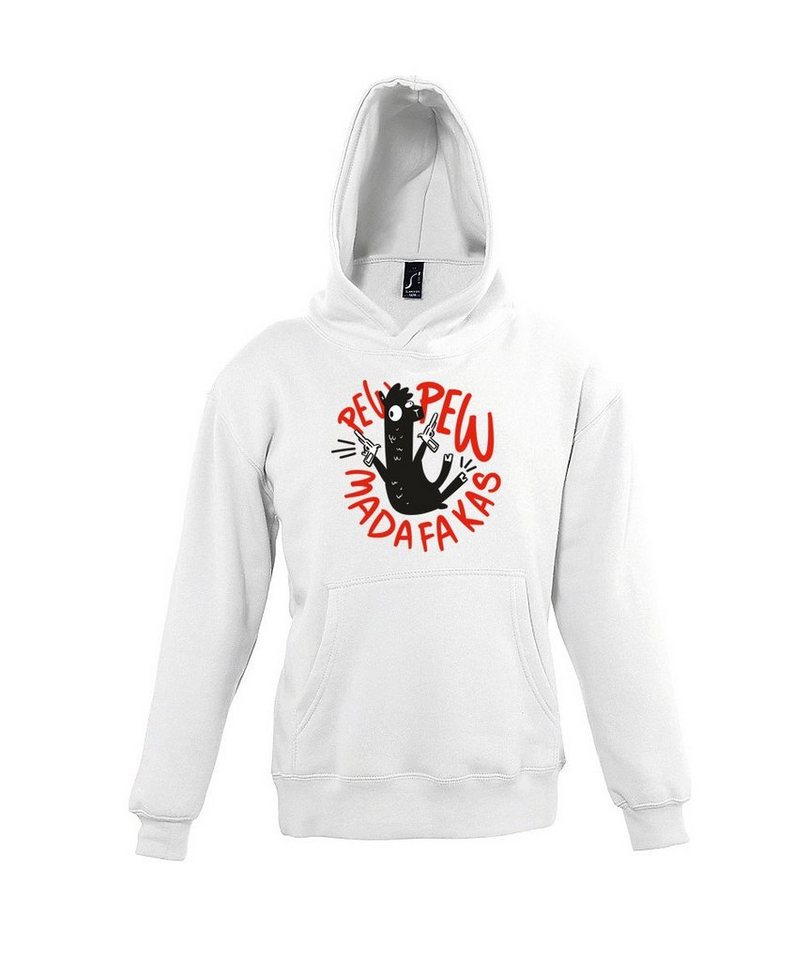 Youth Designz Kapuzenpullover Pew Pew Madafakas Kinder Hoodie Pullover mit lustigen Frontprint von Youth Designz