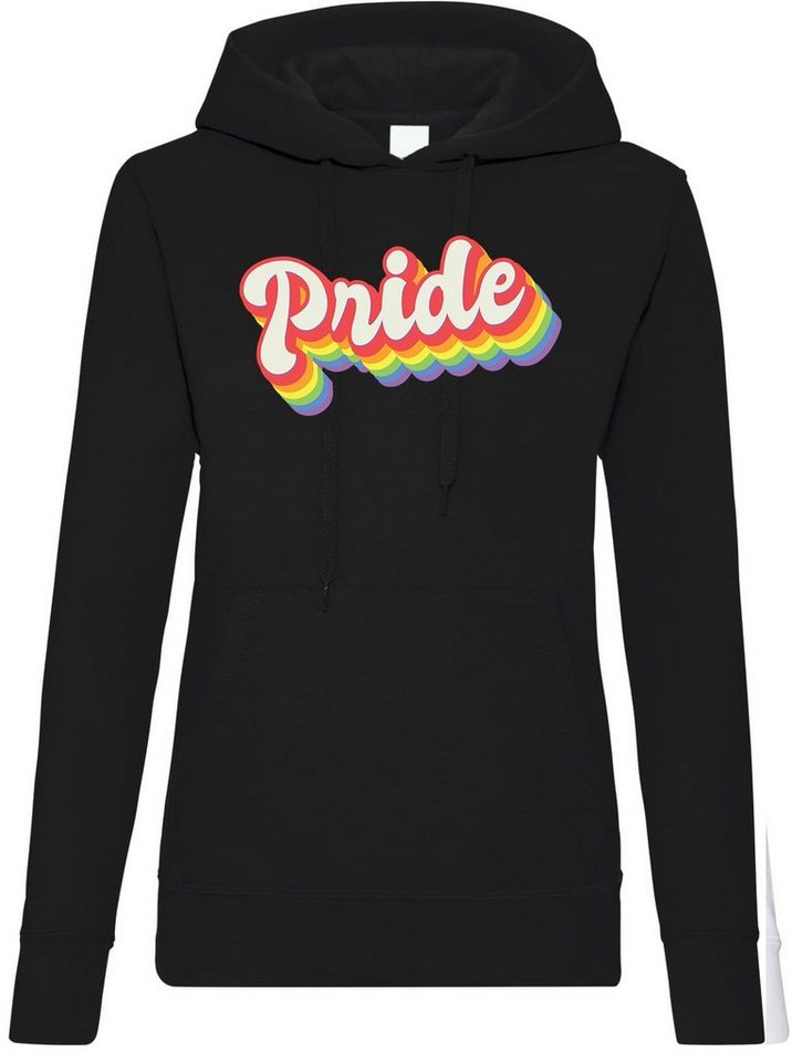 Youth Designz Kapuzenpullover Pride Damen Hoodie Pullover mit trendigem Frontprint von Youth Designz