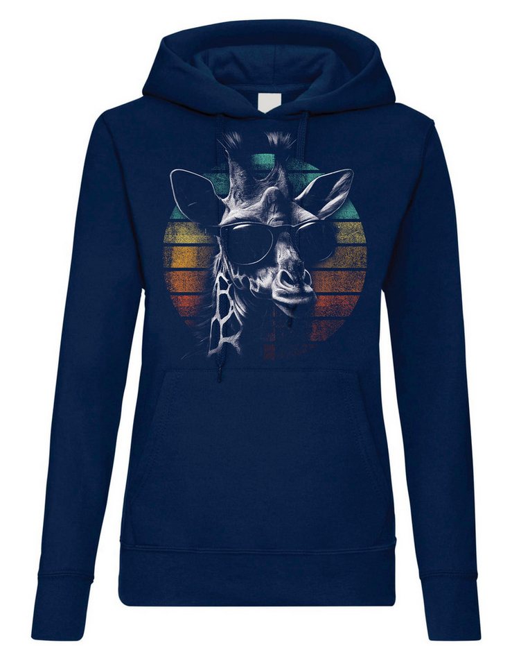 Youth Designz Kapuzenpullover RetroGiraffe Damen Hoodie Pullover mit lustigem Print Youth Designz Kapuzenpullover RetroGiraffe Damen Hoodie Pullover mit lustigem Print von Youth Designz