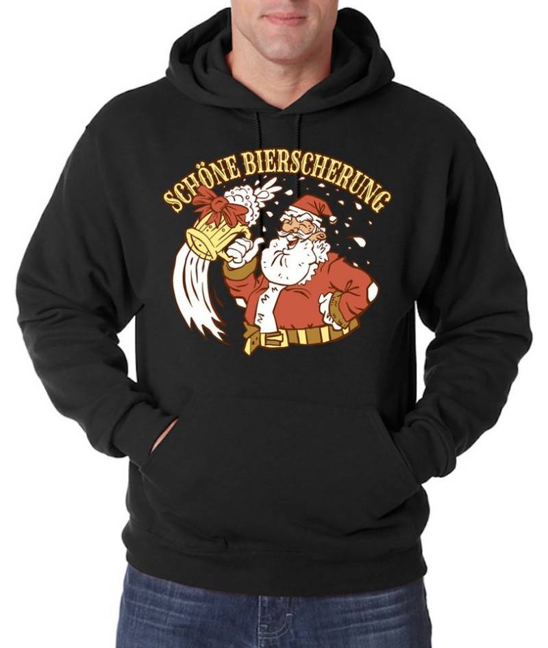 Youth Designz Kapuzenpullover "Schöne Bierscherung" Herren Hoodie Pullover mit trendigem Frontprint von Youth Designz