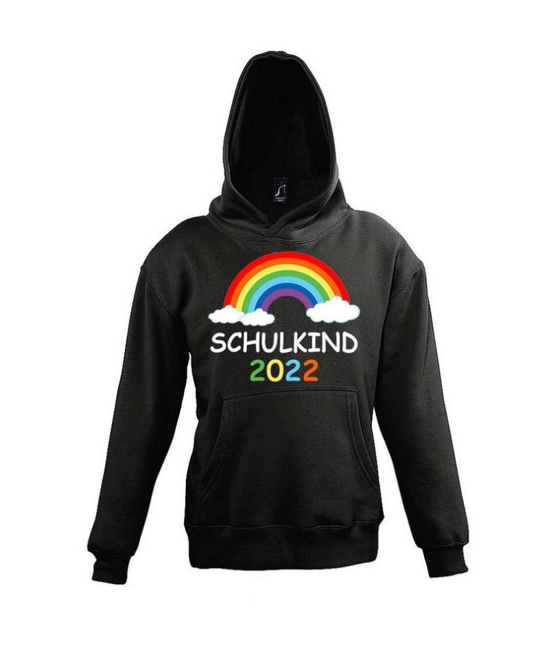 Youth Designz Kapuzenpullover Schulkind 2022 Kinder Hoodie mit süßem Regenbogen Aufdruck von Youth Designz
