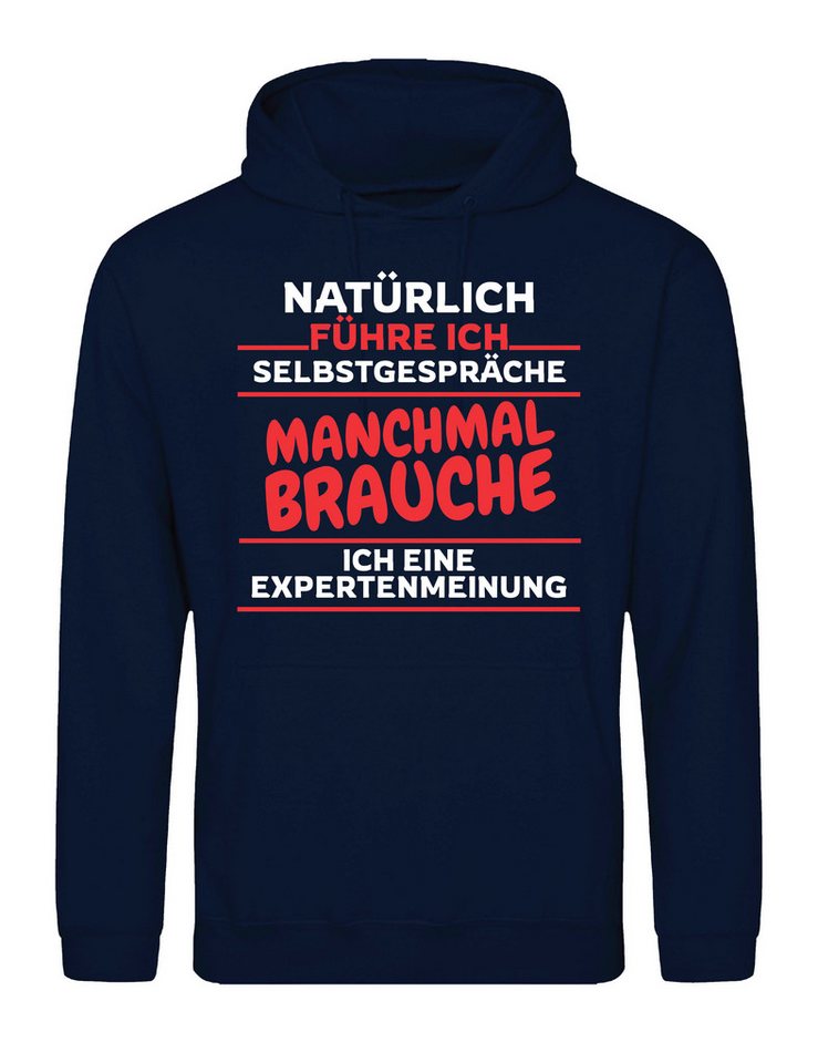 Youth Designz Kapuzenpullover "Selbstgespräche" Herren Hoodie Pullover mit lustigen Print Geschenk mit witzigen Aufdruck für Männer von Youth Designz