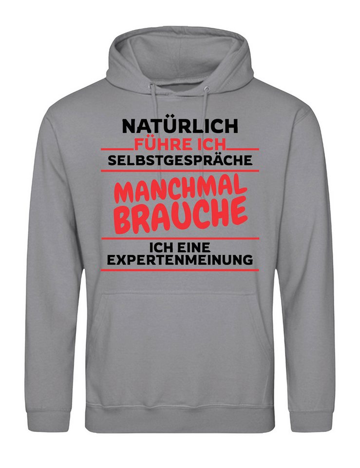 Youth Designz Kapuzenpullover "Selbstgespräche" Herren Hoodie Pullover mit lustigen Print Geschenk mit witzigen Aufdruck für Männer von Youth Designz