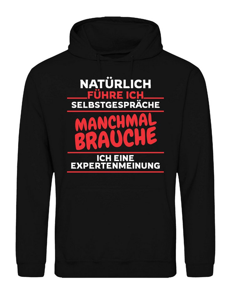 Youth Designz Kapuzenpullover "Selbstgespräche" Herren Hoodie Pullover mit lustigen Print Geschenk mit witzigen Aufdruck für Männer von Youth Designz