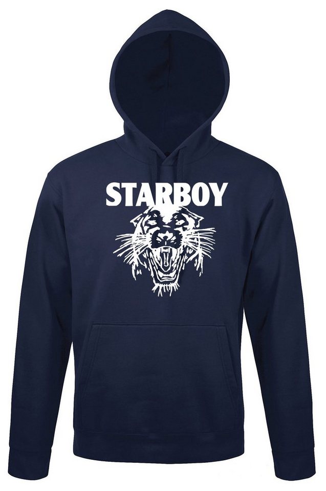 Youth Designz Kapuzenpullover Starboy Herren Hoodie Pullover mit modischem Musik Logo von Youth Designz