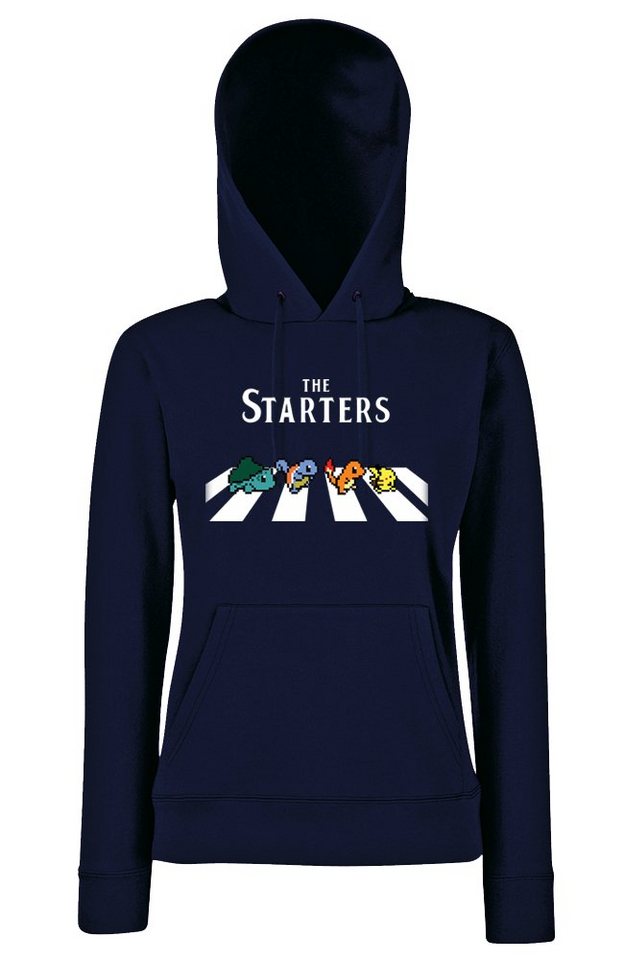 Youth Designz Kapuzenpullover Starters Damen Hoodie Pullover mit modischem Gaming Frontprint von Youth Designz