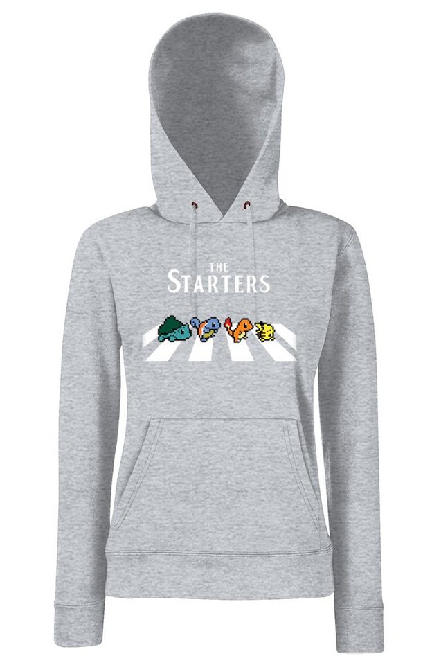 Youth Designz Kapuzenpullover Starters Damen Hoodie Pullover mit modischem Gaming Frontprint von Youth Designz