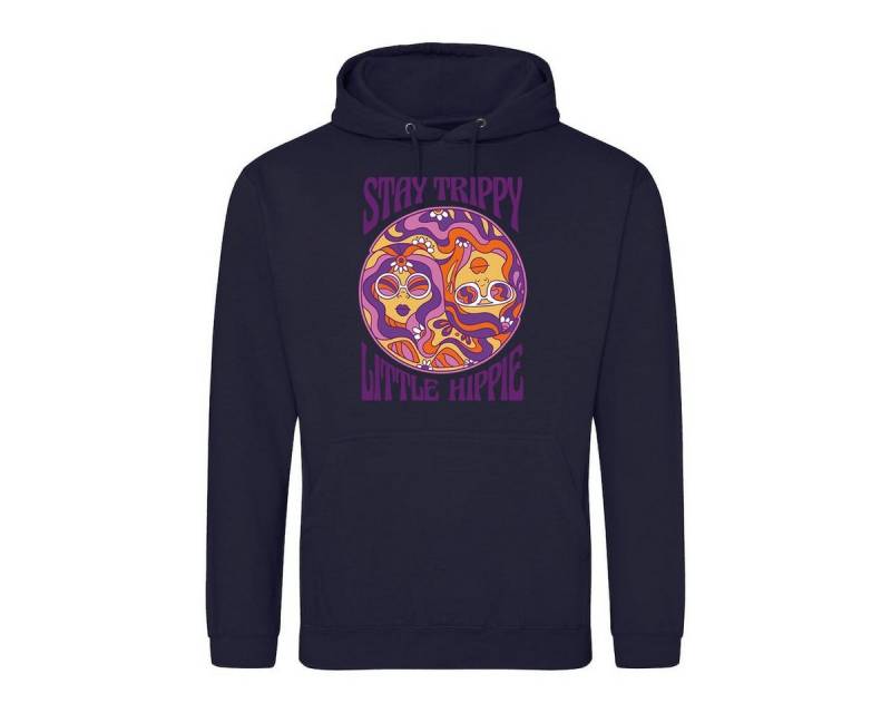 Youth Designz Kapuzenpullover Stay Trippy, Little Hippie Herren Hoodie Pullover mit trendigem Frontrpint Youth Designz Kapuzenpullover Stay Trippy, Little Hippie Herren Hoodie Pullover mit trendigem Frontrpint von Youth Designz