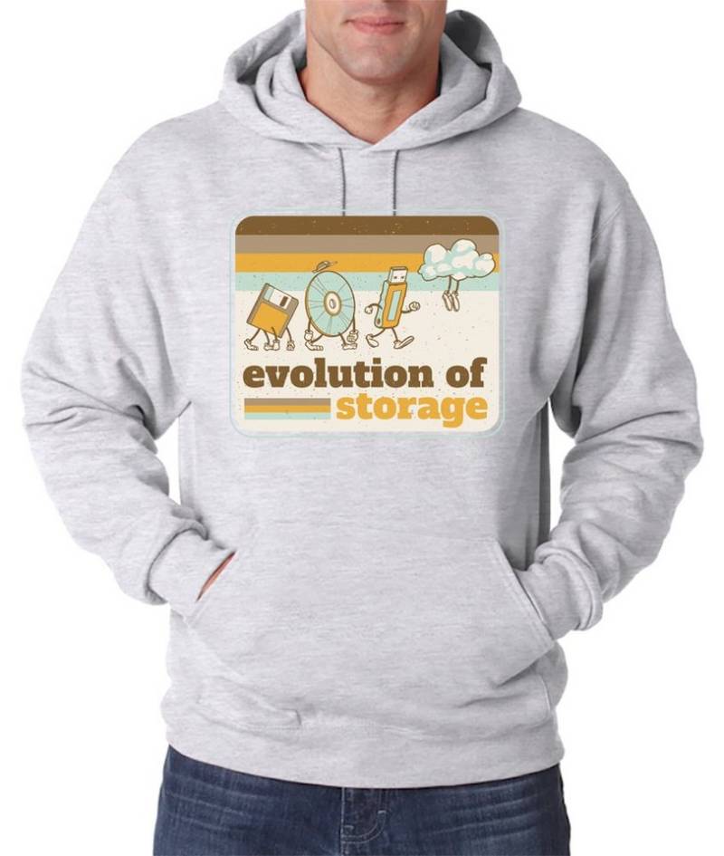 Youth Designz Kapuzenpullover Storage Evolution Herren Shirt mit trendigem Frontprint von Youth Designz