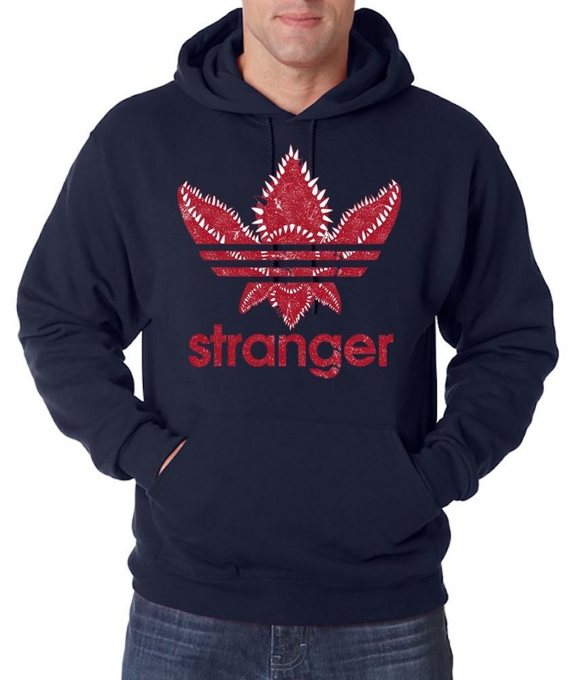 Youth Designz Kapuzenpullover Stranger Herren Hoodie Pullover mit trendigem Serien Motiv von Youth Designz