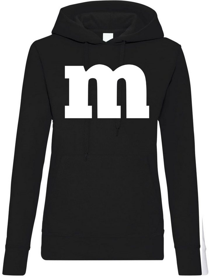 Youth Designz Kapuzenpullover Team M Damen Hoodie Fun Pullover Gruppen Fasching Karneval Kostüm mit lustigem Spruch Print von Youth Designz