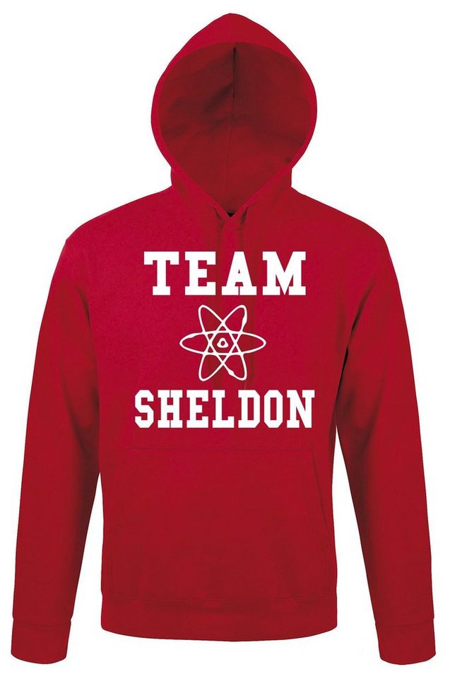 Youth Designz Kapuzenpullover Team Sheldon Herren Hoodie Pullover mit modischem Serien Print von Youth Designz