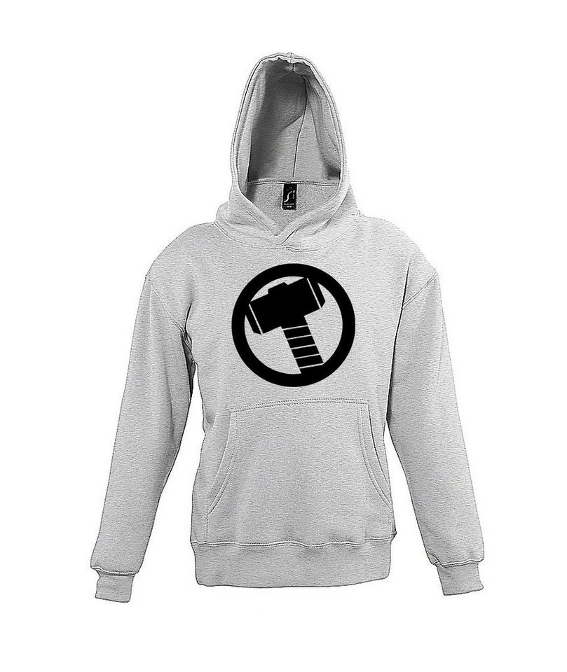 Youth Designz Kapuzenpullover Thor Hammer Kinder Hoodie Pullover mit trendigem Superhelden Motiv von Youth Designz