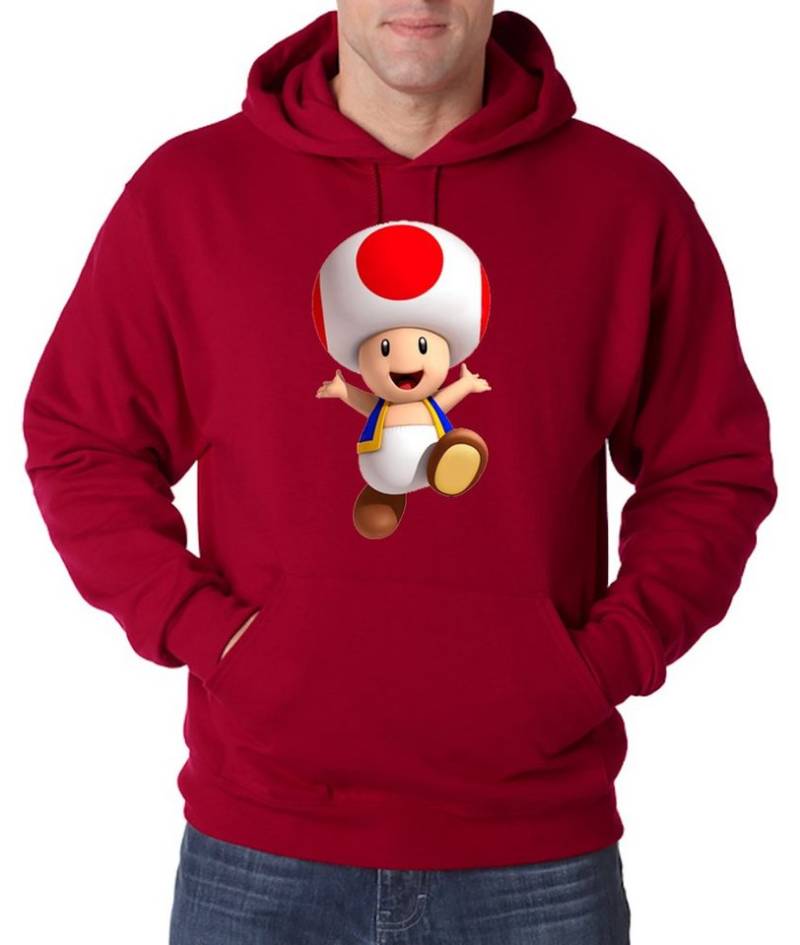 Youth Designz Kapuzenpullover Toad Herren Hoodie Pullover mit Retro Gaming Print von Youth Designz