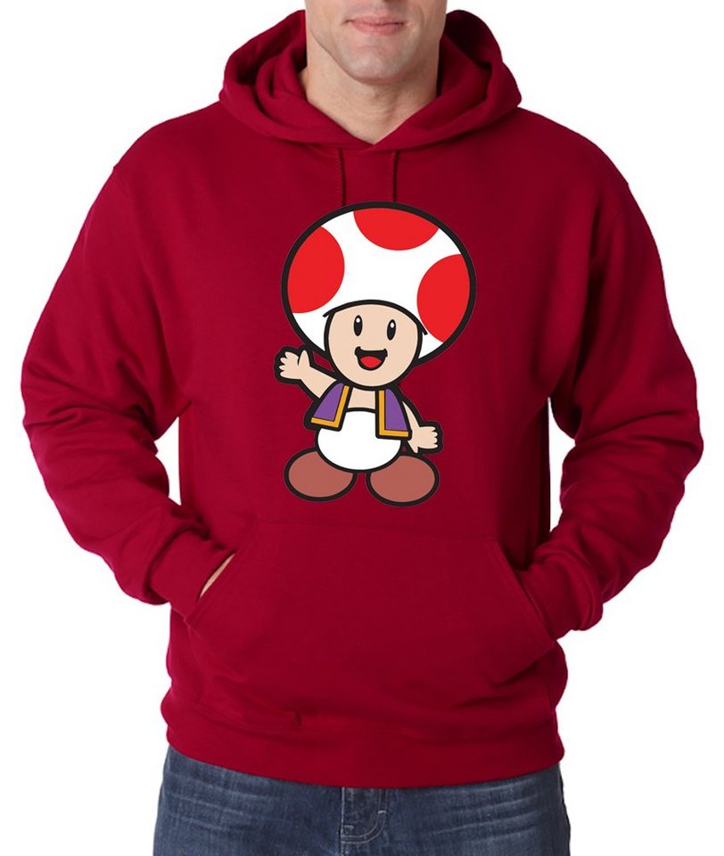 Youth Designz Kapuzenpullover Toad Herren Hoodie Pullover mit Retro Gaming Print von Youth Designz