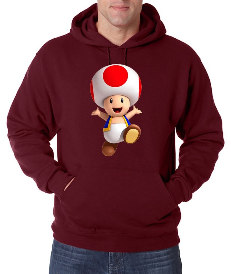 Youth Designz Kapuzenpullover Toad Herren Hoodie Pullover mit Retro Gaming Print Youth Designz Kapuzenpullover Toad Herren Hoodie Pullover mit Retro Gaming Print von Youth Designz
