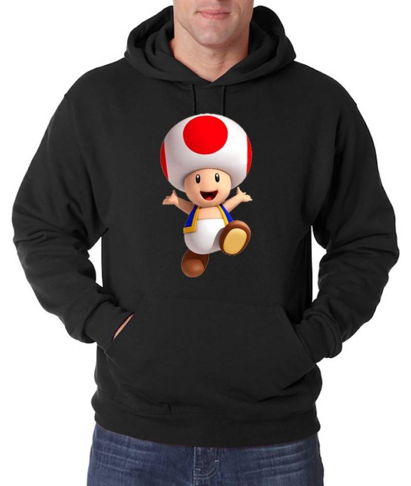 Youth Designz Kapuzenpullover Toad Herren Hoodie Pullover mit Retro Gaming Print von Youth Designz