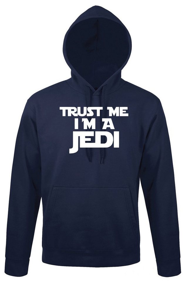 Youth Designz Kapuzenpullover Trust me I'm a Jedi Herren Hoodie Pullover mit lustigem Serien Frontprint von Youth Designz