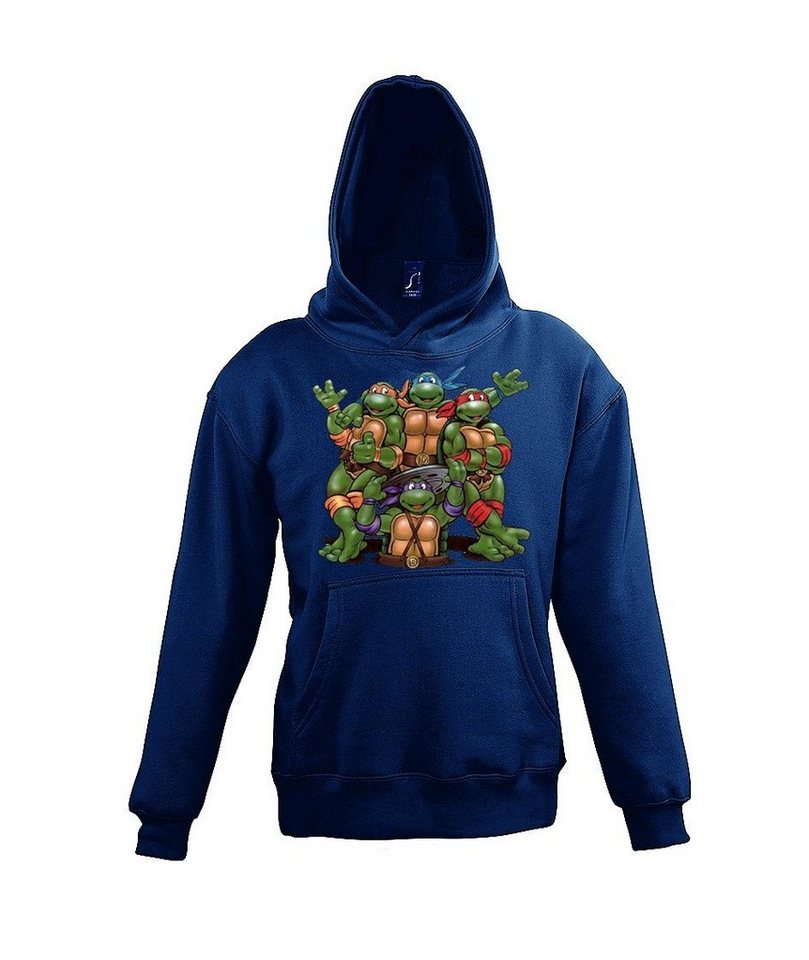 Youth Designz Kapuzenpullover Turtles Gang Kinder Hoodie Pullover mit modischem Print von Youth Designz