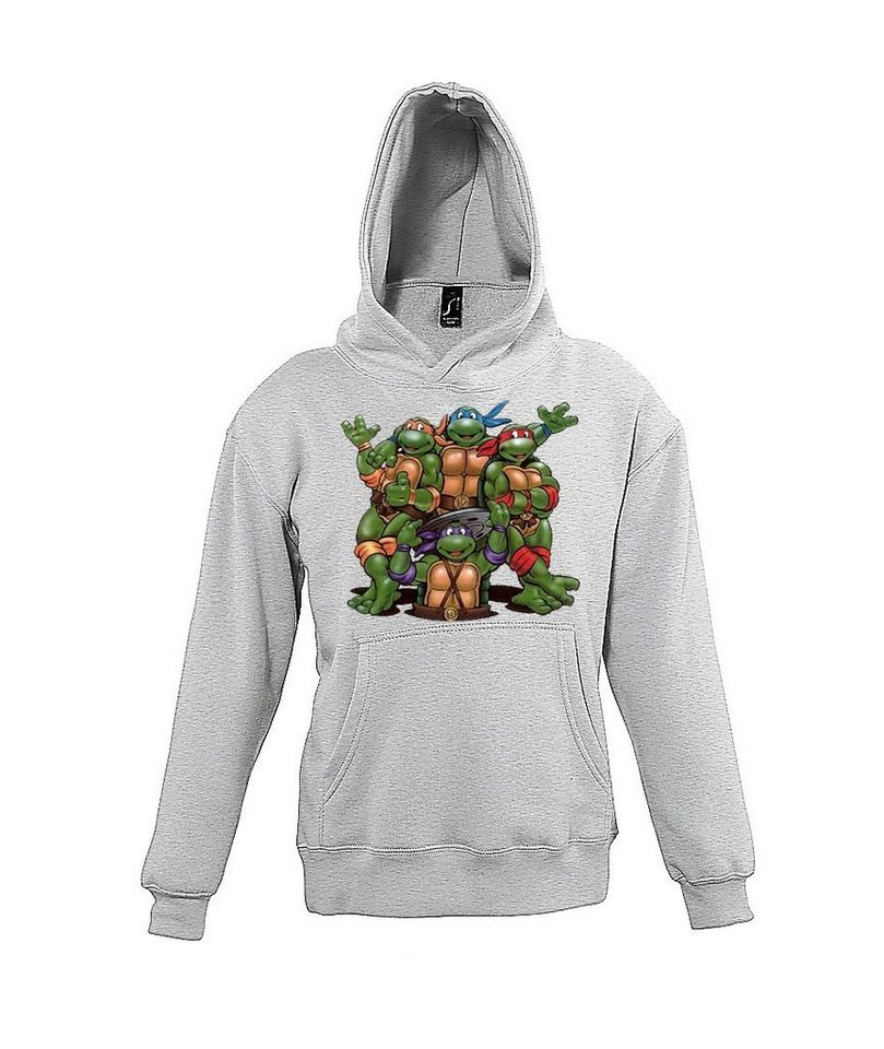 Youth Designz Kapuzenpullover Turtles Gang Kinder Hoodie Pullover mit modischem Print von Youth Designz