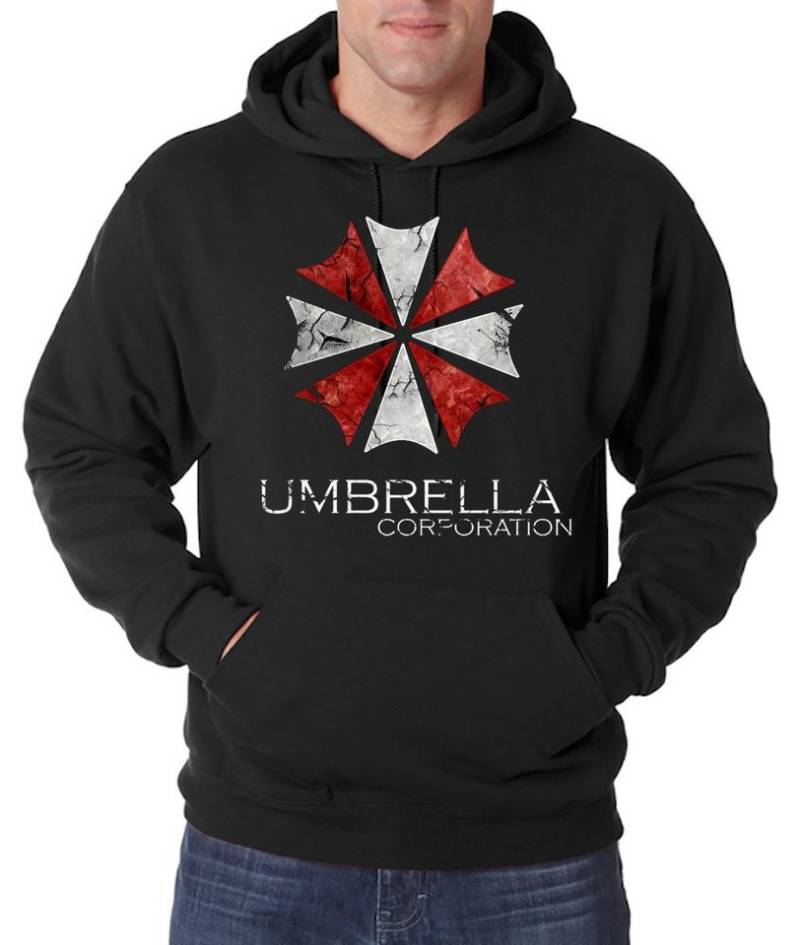 Youth Designz Kapuzenpullover UmbrellaCorperation Herren Hoodie Pullover mit lustigem Frontprint von Youth Designz