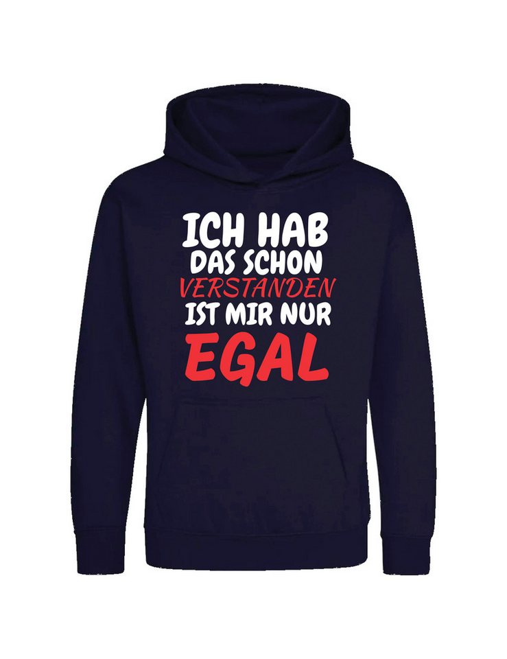 Youth Designz Kapuzenpullover Verstanden Egal Kinder Hoodie Pullover mit witzigen Aufdruck Statement mit lustigen Print für Jungen und Mädchen als Geschenk von Youth Designz