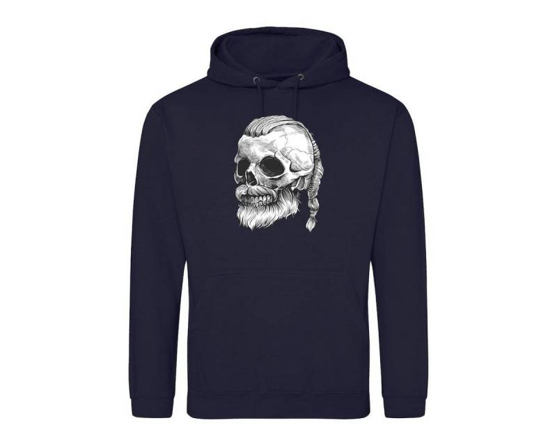 Youth Designz Kapuzenpullover Viking Totenkopf Schädel Herren Hoodie Pullover mit trendigem Frontprint von Youth Designz