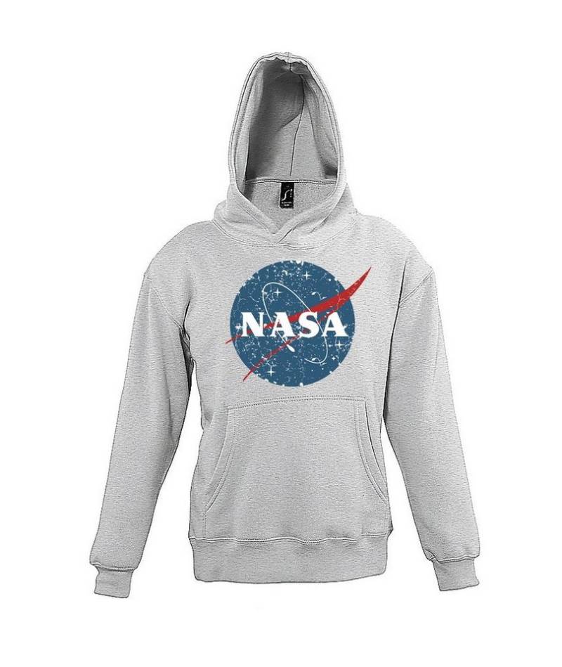 Youth Designz Kapuzenpullover Vintage NASA Kinder Hoodie Pullover für Jungen und Mädchen mit modischen Vintage Look Print von Youth Designz
