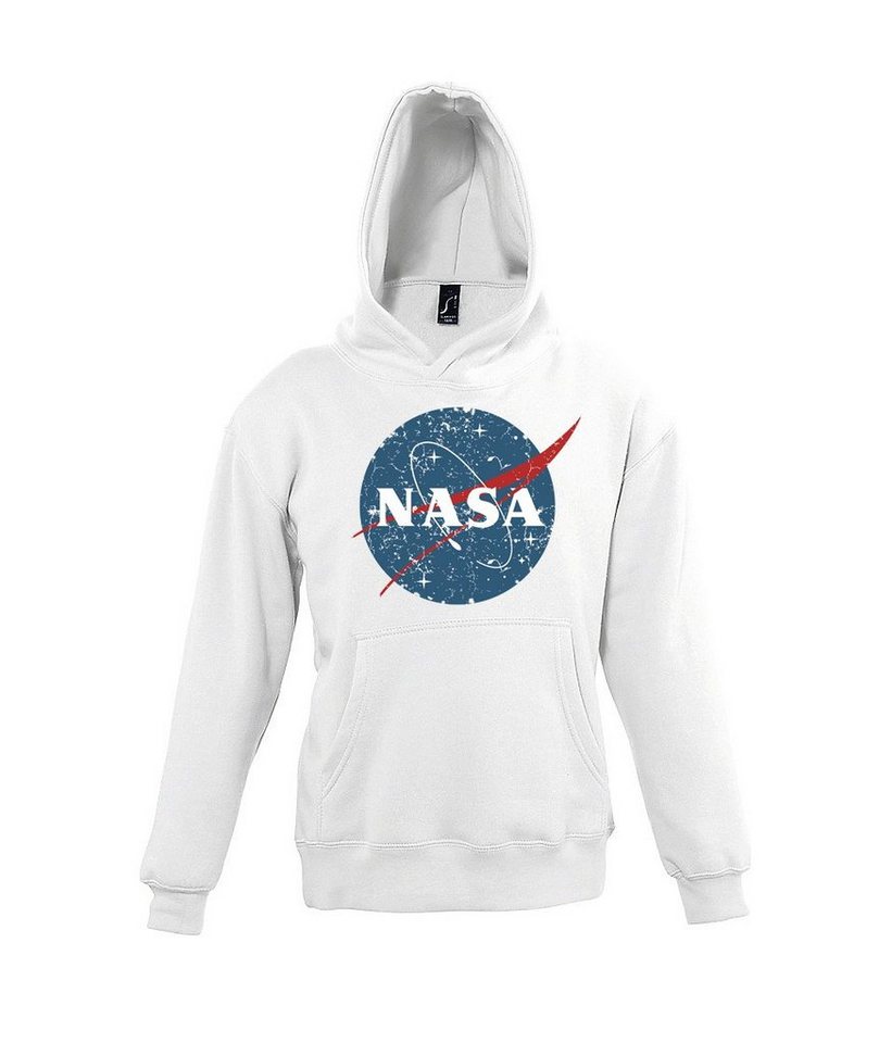 Youth Designz Kapuzenpullover Vintage NASA Kinder Hoodie Pullover für Jungen und Mädchen mit modischen Vintage Look Print von Youth Designz