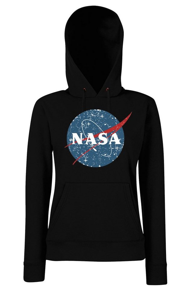 Youth Designz Kapuzenpullover Vintage Nasa Damen Hoodie Pullover mit modischem Logo Print von Youth Designz