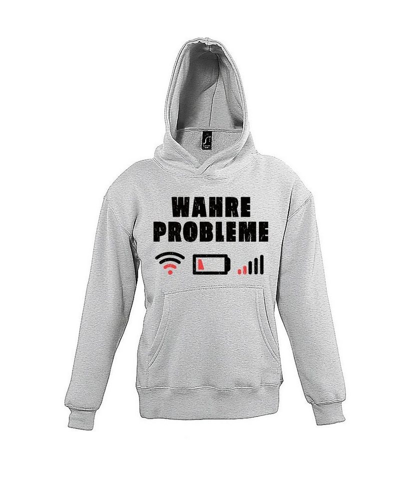 Youth Designz Kapuzenpullover Wahre Probleme" Hoodie Pullover für Jungen und Mädchen mit lustigem Frontprint" von Youth Designz