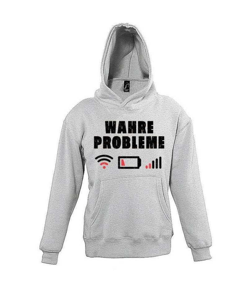 Youth Designz Kapuzenpullover "Wahre Probleme" Hoodie Pullover für Jungen und Mädchen mit lustigem Frontprint von Youth Designz