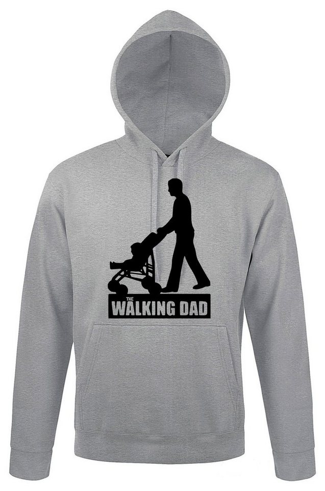 Youth Designz Kapuzenpullover Walking Dad Herren Hoodie Pullover mit witzigem Papa Frontprint von Youth Designz