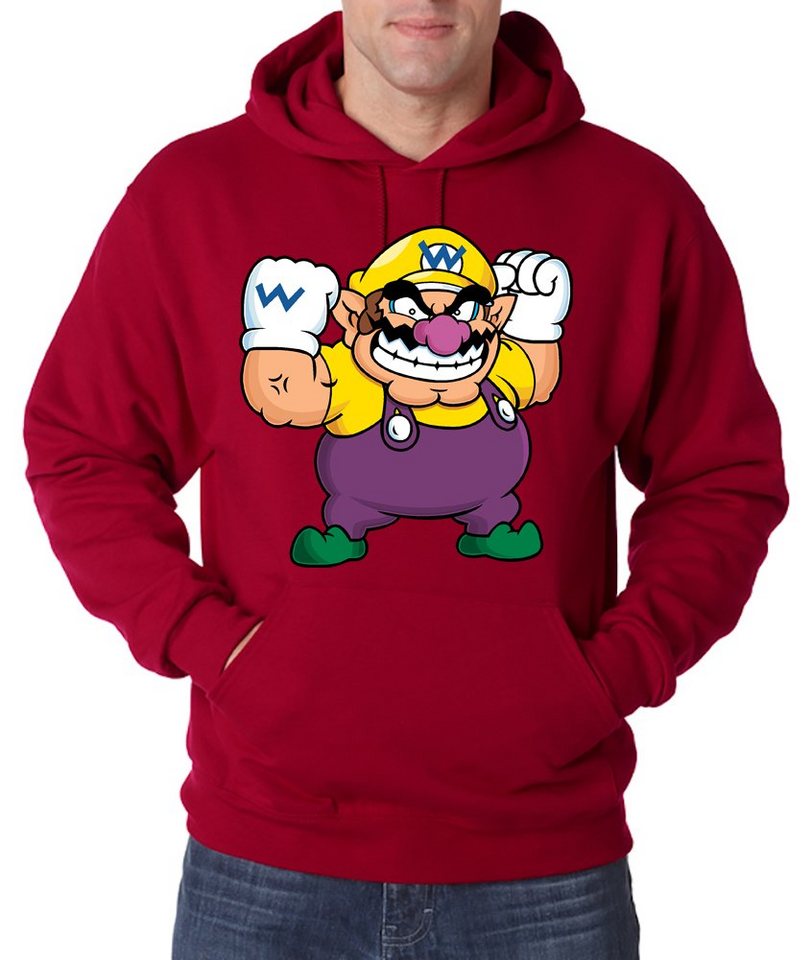 Youth Designz Kapuzenpullover Wario Herren Hoodie Pullover mit Retro Gaming Frontprint Youth Designz Kapuzenpullover Wario Herren Hoodie Pullover mit Retro Gaming Frontprint von Youth Designz