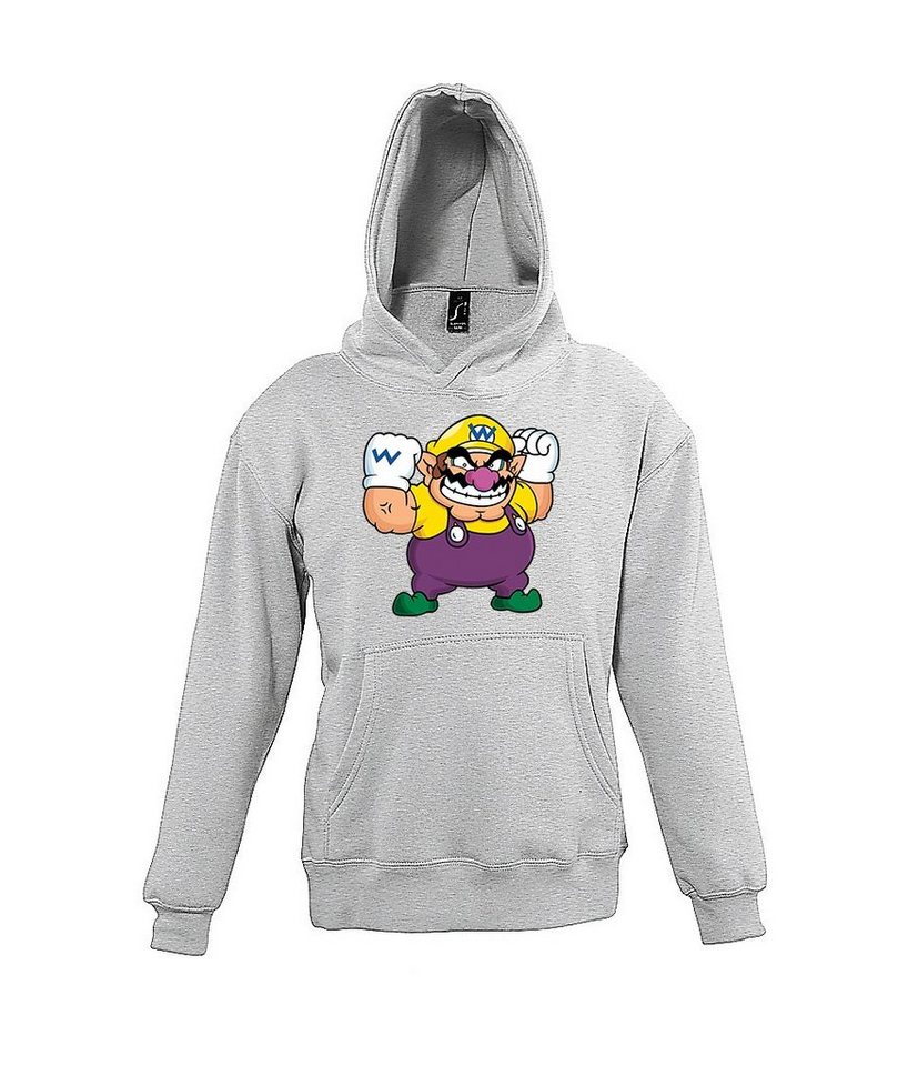 Youth Designz Kapuzenpullover Wario Kinder Hoodie für Jungen und Mädchen mit trendigem Gaming Frontprint von Youth Designz