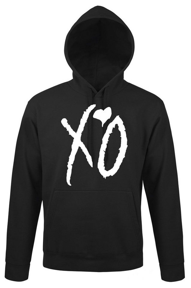 Youth Designz Kapuzenpullover XO Herren Hoodie Pullover mit trendigem Print von Youth Designz