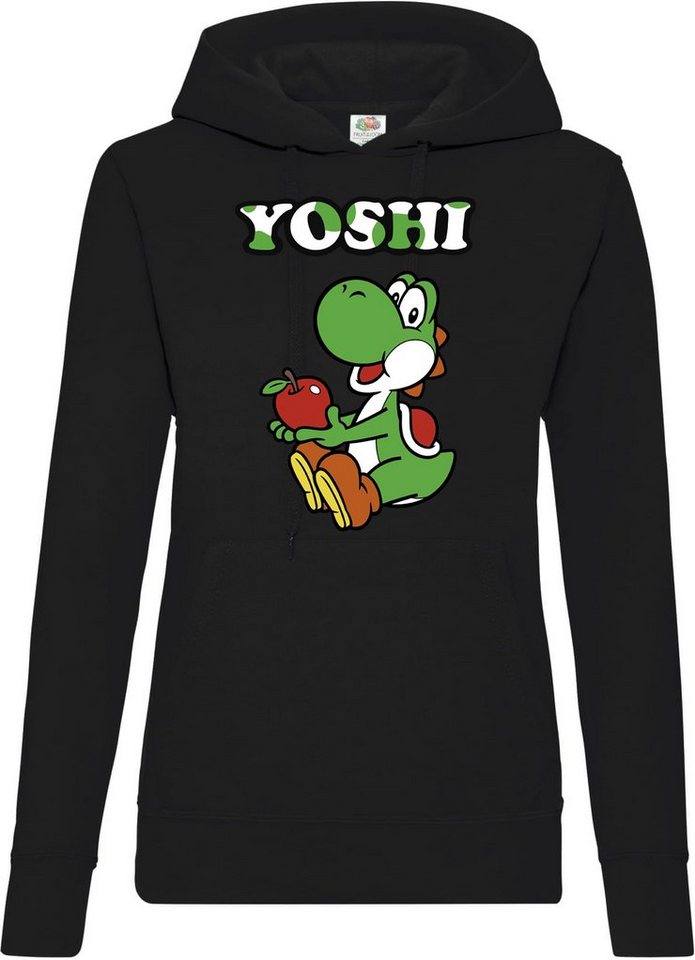 Youth Designz Kapuzenpullover Yoshi Damen Hoodie Pullover mit modischem Print von Youth Designz