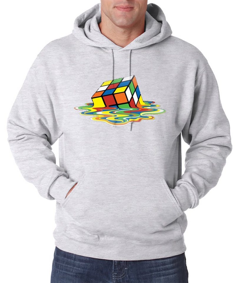 Youth Designz Kapuzenpullover Zauberwürfel Herren Hoodie Pullover mit trendigem Frontdruck von Youth Designz