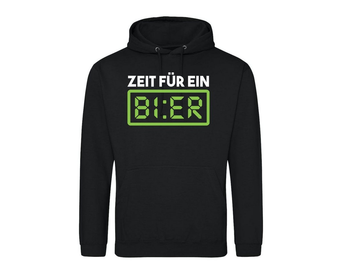 Youth Designz Kapuzenpullover "Zeit Für Ein Bier" Herren Hoodie Pullover mit lustigem Frontprint von Youth Designz