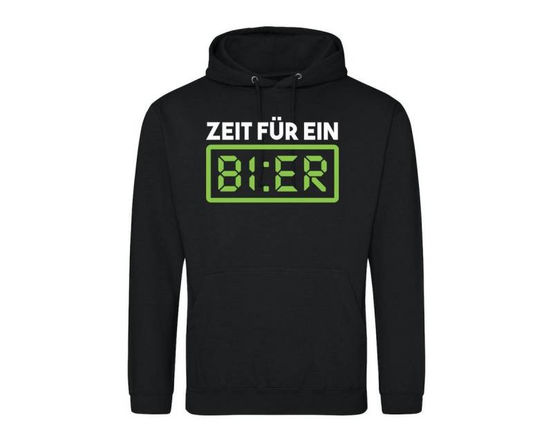 Youth Designz Kapuzenpullover "Zeit Für Ein Bier" Herren Hoodie Pullover mit lustigem Frontprint von Youth Designz