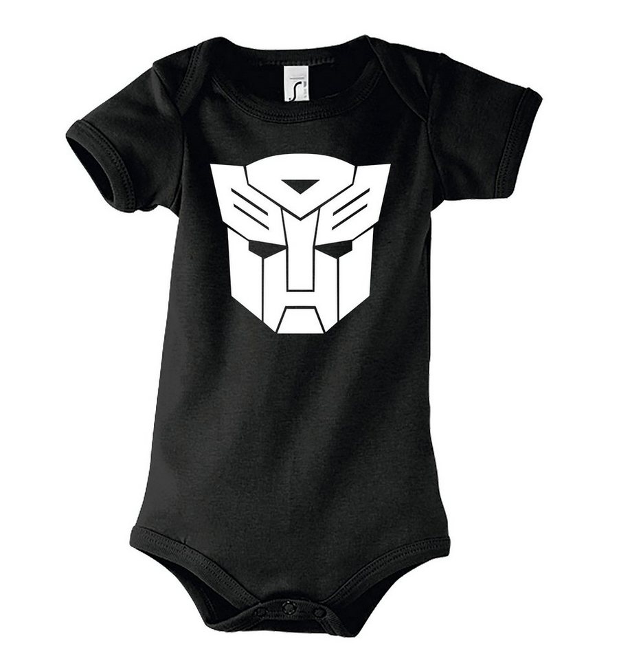 Youth Designz Kurzarmbody Baby Body Strampler Autobot mit niedlichem Frontprint von Youth Designz