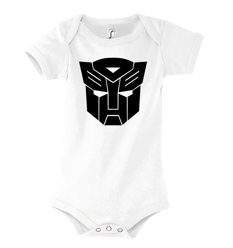 Youth Designz Kurzarmbody Baby Body Strampler Autobot mit niedlichem Frontprint von Youth Designz