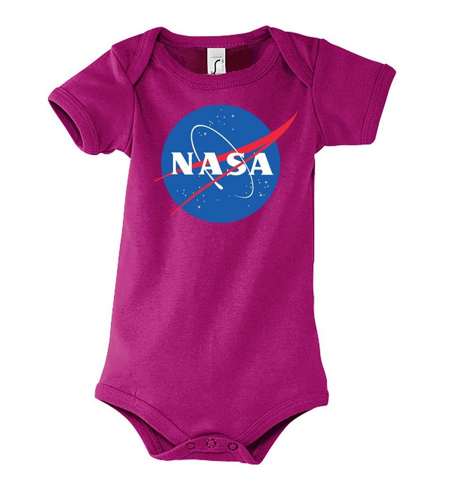 Youth Designz Kurzarmbody Baby Body Strampler NASA mit niedlichem Frontprint von Youth Designz